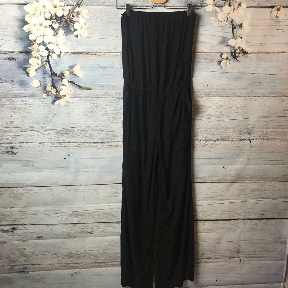 Michael Stars Pant Romper Sleeveless Black XS Summer Vacation